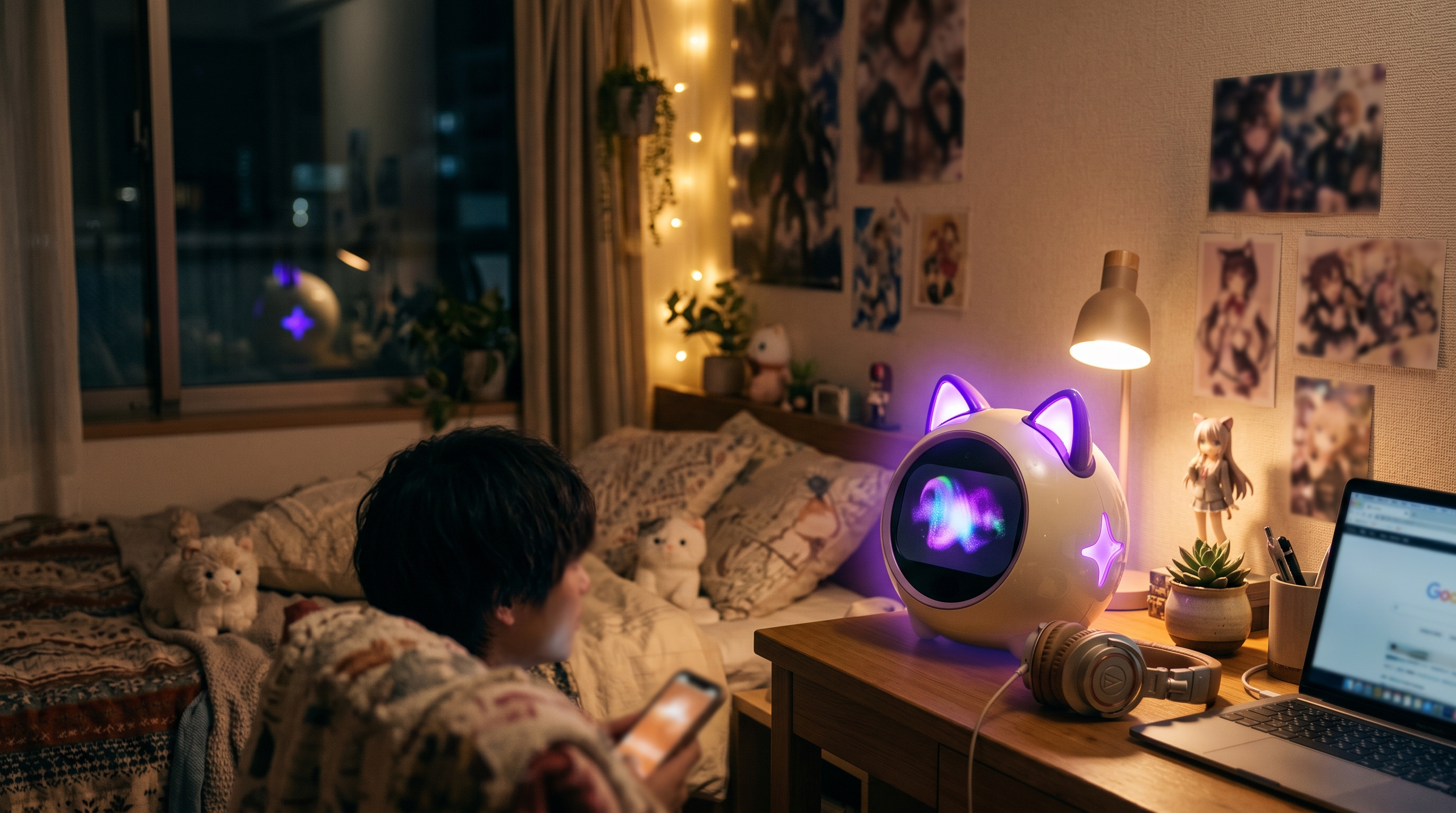 若者の夜の部屋、アニちゃんと推し活